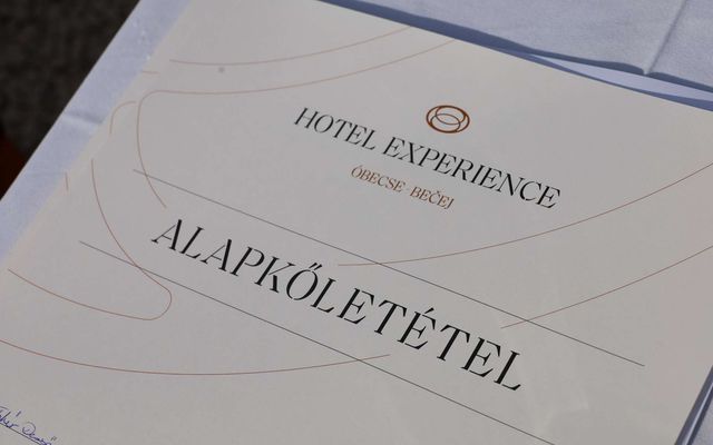 Hotel Experience – Óbecse első négycsillagos szállodájának ünnepélyes alapkőletétele