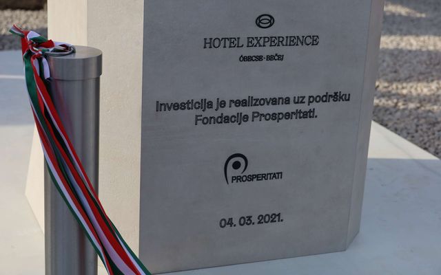 Hotel Experience – Óbecse első négycsillagos szállodájának ünnepélyes alapkőletétele