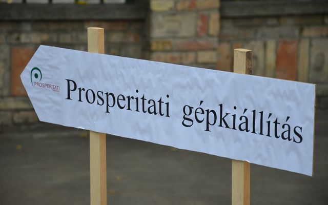 Prosperitati gépkiállítás Horgoson
