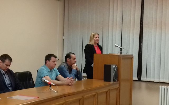IV. pályázati körrel kapcsolatos tájékoztató lakossági fórum Magyarcsernyén (képek)