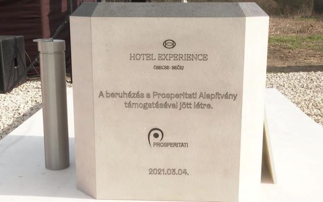 Lehelyezték a Hotel Experience szálloda alapkövét Óbecsén