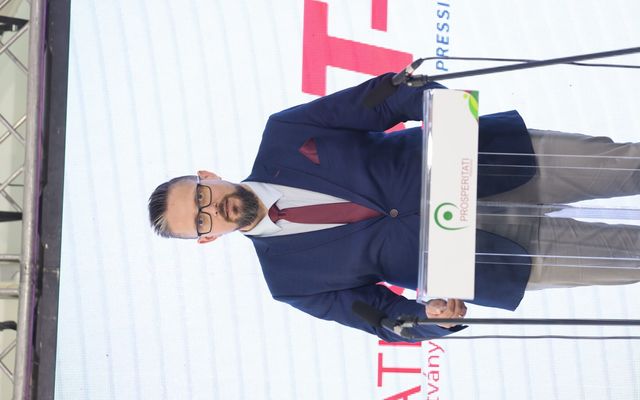 A T-1 Abrasiv Kft. kiemelt jelentőségű közepes és nagyléptékű gazdasági fejlesztés ünnepélyes átadása