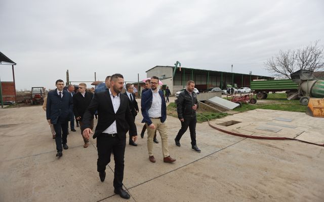 Blazsanik Imre kiemelt jelentőségű közepes léptékű mezőgazdasági fejlesztésének megtekintése