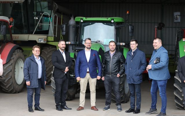 Blazsanik Imre kiemelt jelentőségű közepes léptékű mezőgazdasági fejlesztésének megtekintése
