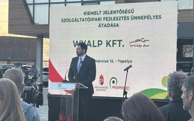 ÁDTÁK A WYALP KFT. JELENTŐS SZOLGÁLTATÓIPARI FEJLESZTÉSÉT IS TOPOLYÁN