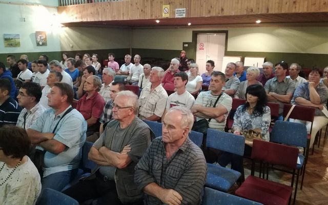 IV. pályázati körrel kapcsolatos tájékoztató lakossági fórum Muzslyán (képek)