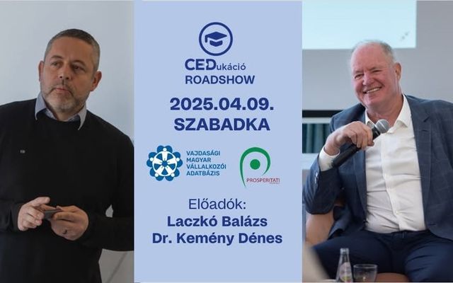 CEDukáció Roadshow Szabadkán!