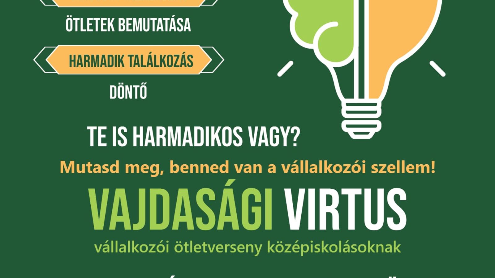 Vajdasági Virtus – Vállalkozói ötletverseny középiskolásoknak!