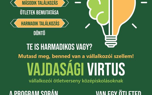 Vajdasági Virtus – Vállalkozói ötletverseny középiskolásoknak!