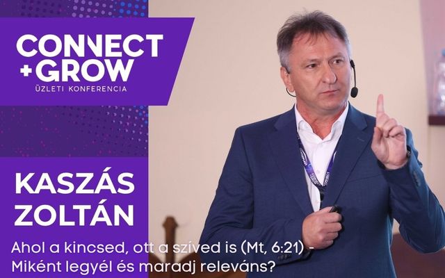 Új előadás érkezett a Connect+Grow oldalára!