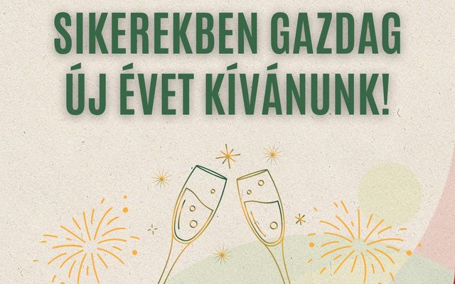 SIKEREKBEN GAZDAG ÚJ ÉVET KÍVÁNUNK!