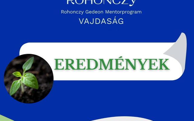 Eredmények – Vajdasági Rohonczy Gedeon Mentorprogram