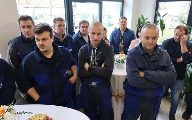 A topolyai Ake-Djantar Kft. közepes léptékű gazdasági fejlesztés ünnepélyes átadása 