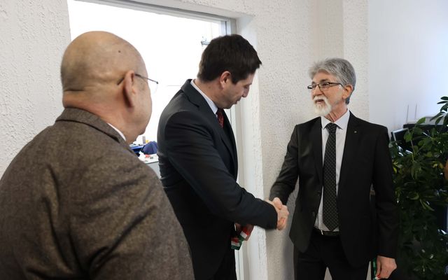 A topolyai Ake-Djantar Kft. közepes léptékű gazdasági fejlesztés ünnepélyes átadása 