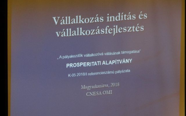 Pályakezdők vállalkozóvá válásának támogatási pályázata – pótképzés (képek)