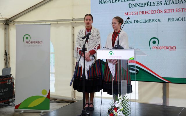 A felsőhegyi precíziós sertéstelep kiemelt jelentőségű, nagy léptékű mezőgazdasági fejlesztés ünnepélyes átadása 