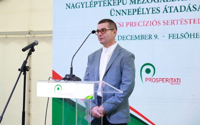 A felsőhegyi precíziós sertéstelep kiemelt jelentőségű, nagy léptékű mezőgazdasági fejlesztés ünnepélyes átadása 