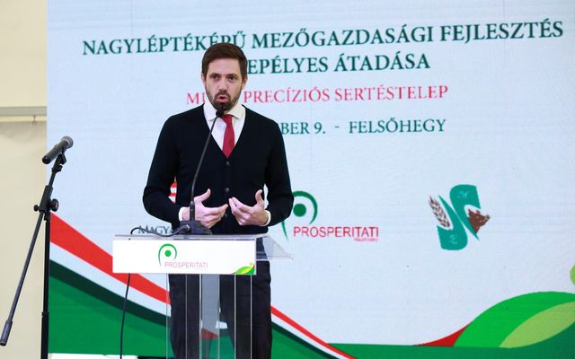 A felsőhegyi precíziós sertéstelep kiemelt jelentőségű, nagy léptékű mezőgazdasági fejlesztés ünnepélyes átadása 