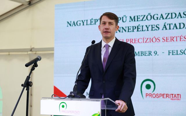 A felsőhegyi precíziós sertéstelep kiemelt jelentőségű, nagy léptékű mezőgazdasági fejlesztés ünnepélyes átadása 