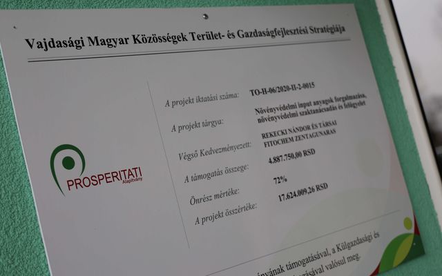 A zentagunarasi Fitochem Kft kiemelt jelentőségű közepes léptékű gazdasági fejlesztés ünnepélyes átadása 