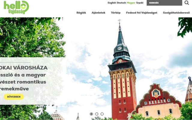 Elkészült a hellovajdasag.com weboldal