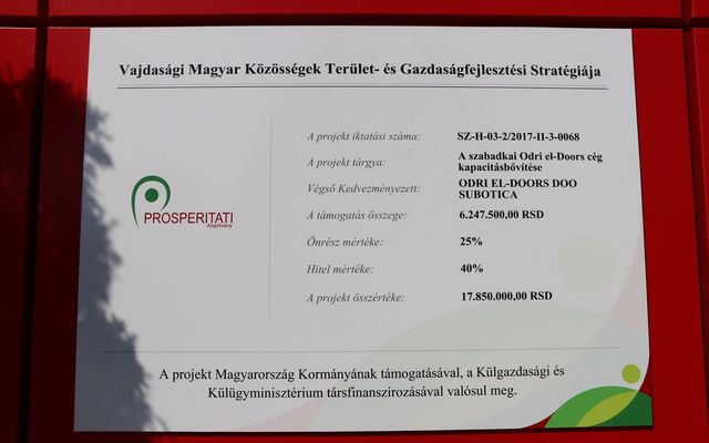 Odri el-Doors Kft. – közepes léptékű gazdasági fejlesztés (képek)