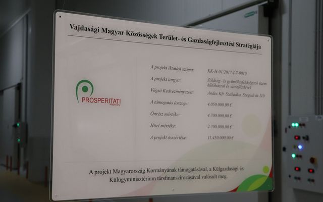 Andex Kft nagyléptékű gazdasági fejlesztés ünnepélyes átadása (képek)
