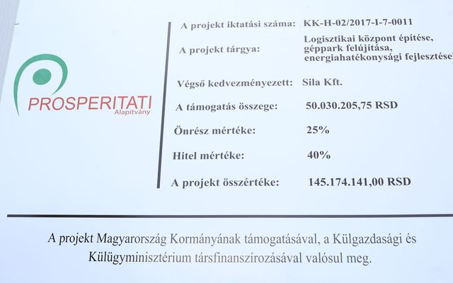 Sila Kft. nagyléptékű gazdasági fejlesztés ünnepélyes átadása (képek)