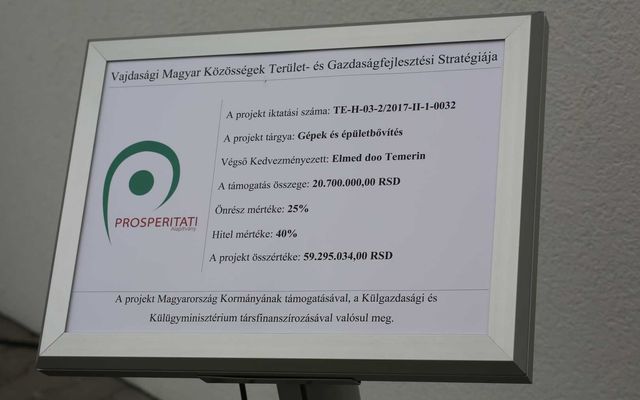 Elmed Kft., Temerin – közepes léptékű gazdasági fejlesztés (képek)