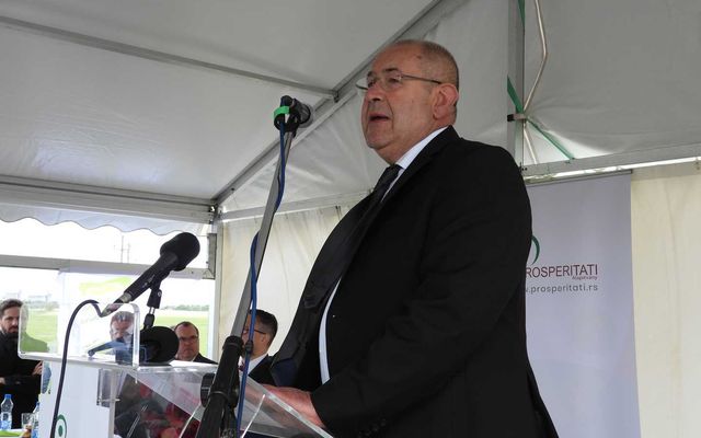 A Császárkert Kft. üzemének ünnepélyes átadása, Nagybecskerek