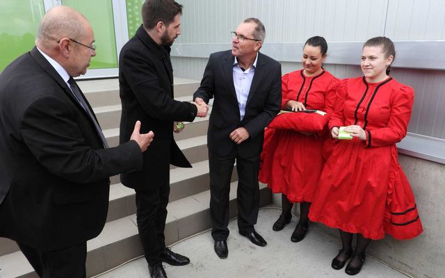 A Császárkert Kft. üzemének ünnepélyes átadása, Nagybecskerek