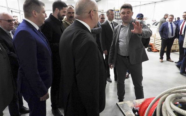 A Császárkert Kft. üzemének ünnepélyes átadása, Nagybecskerek