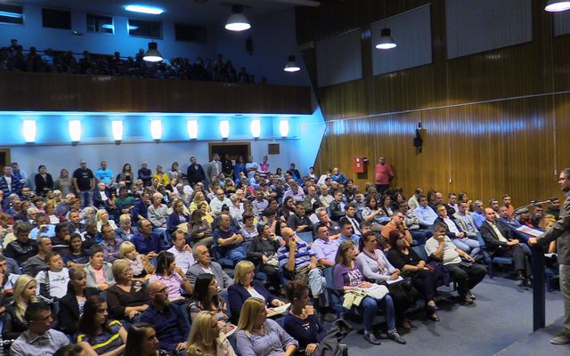 IV. pályázati körrel kapcsolatos tájékoztató lakossági fórum Szabadkán (képek)