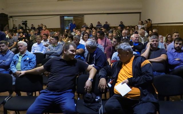 IV. pályázati körrel kapcsolatos tájékoztató lakossági fórum Óbecsén (képek)