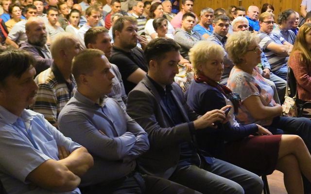 IV. pályázati körrel kapcsolatos tájékoztató lakossági fórum Óbecsén (képek)