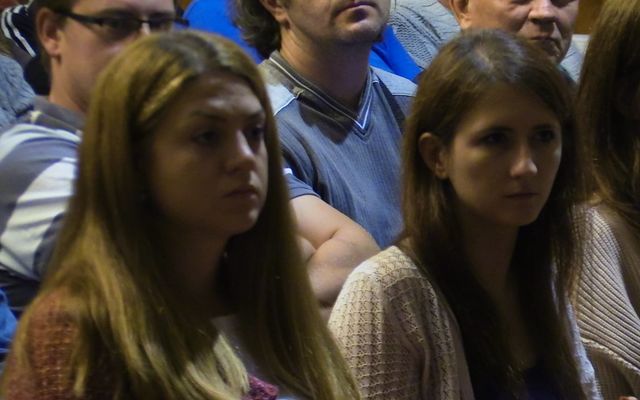 IV. pályázati körrel kapcsolatos tájékoztató lakossági fórum Óbecsén (képek)