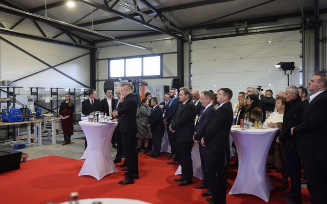 Tosmasine Kft. kiemelt jelentőségű közepes gazdasági fejlesztés ünnepélyes átadása 