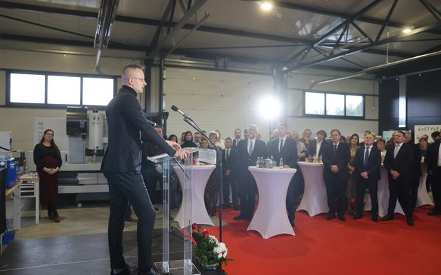 Tosmasine Kft. kiemelt jelentőségű közepes gazdasági fejlesztés ünnepélyes átadása 