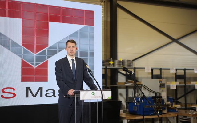 Tosmasine Kft. kiemelt jelentőségű közepes gazdasági fejlesztés ünnepélyes átadása 