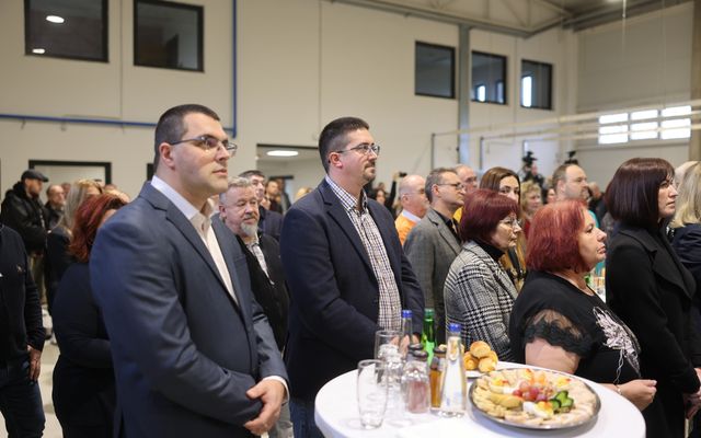 Eurotextil közepes és nagyléptékű gazdasági fejlesztés ünnepélyes átadása 