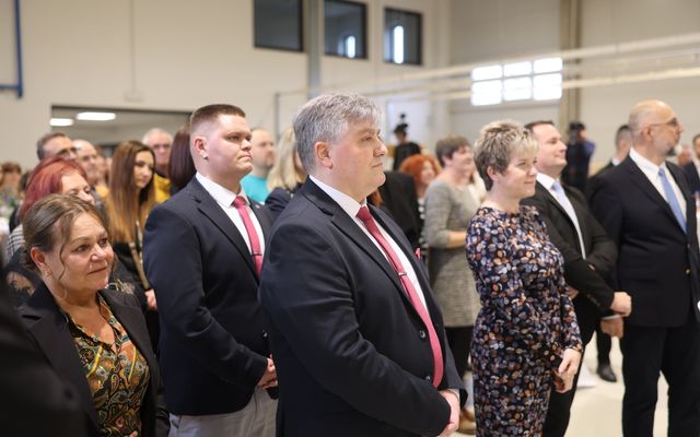 Eurotextil közepes és nagyléptékű gazdasági fejlesztés ünnepélyes átadása 