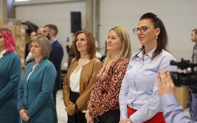 Eurotextil közepes és nagyléptékű gazdasági fejlesztés ünnepélyes átadása 