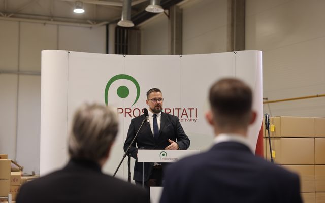 Eurotextil közepes és nagyléptékű gazdasági fejlesztés ünnepélyes átadása 