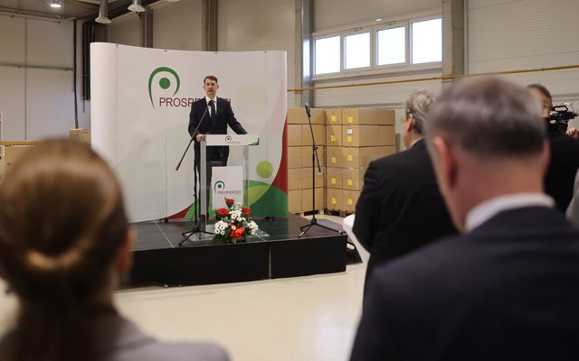 Eurotextil közepes és nagyléptékű gazdasági fejlesztés ünnepélyes átadása 