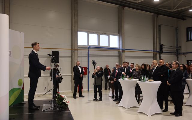 Eurotextil közepes és nagyléptékű gazdasági fejlesztés ünnepélyes átadása 
