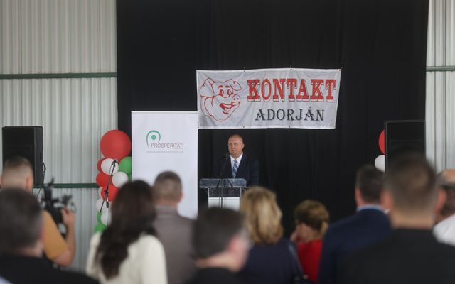 Kontakt Kft. kiemelt jelentőségű nagyléptékű mezőgazdasági fejlesztés ünnepélyes átadása