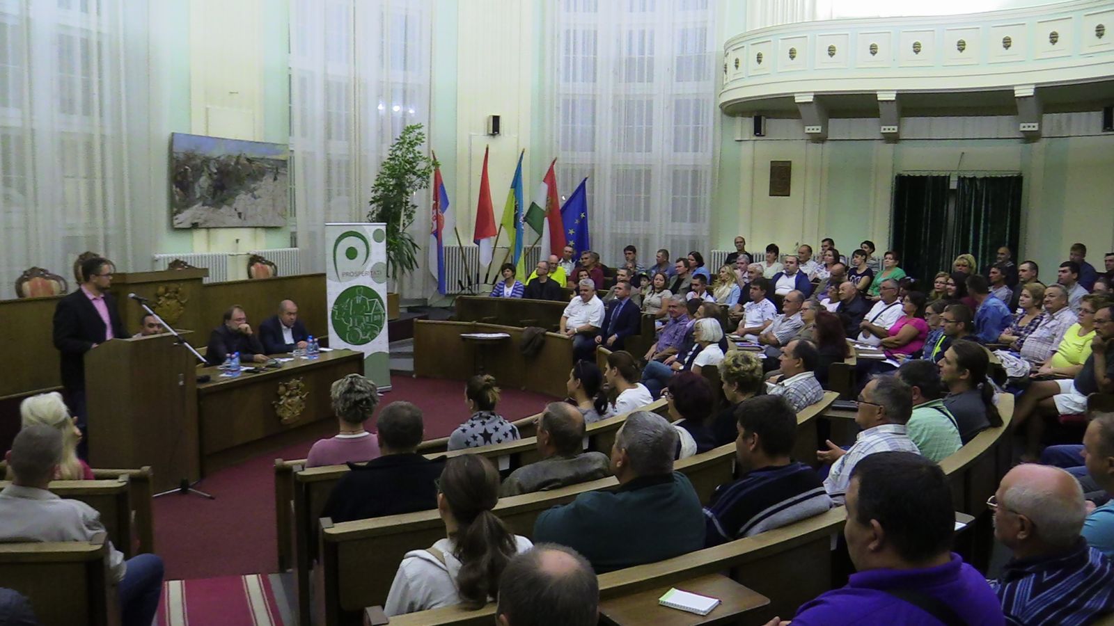 Zentán is telt ház volt a Prosperitati Alapítvány lakossági fórumán