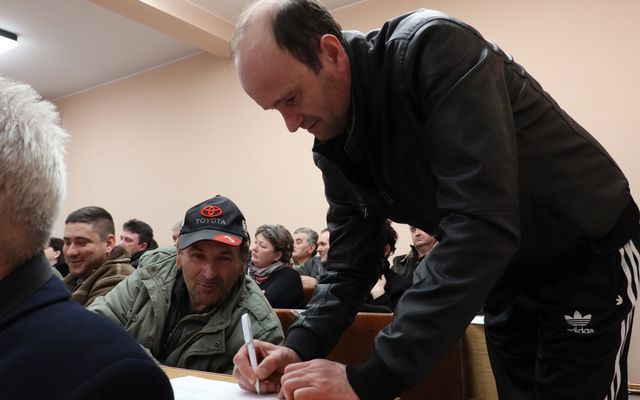V. pályázati körrel kapcsolatos tájékoztató lakossági fórum Magyarcsernyén (képek)
