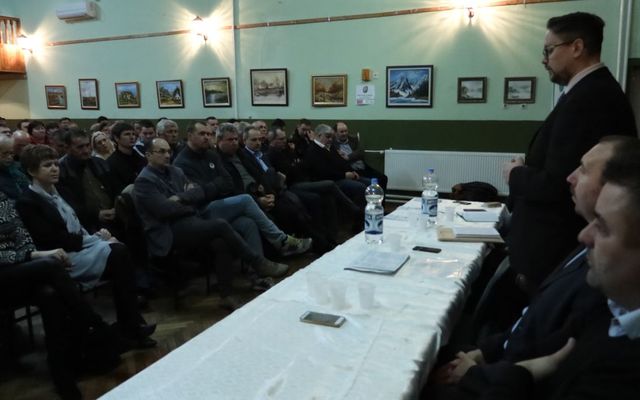 V. pályázati körrel kapcsolatos tájékoztató lakossági fórum Muzslyán (képek)