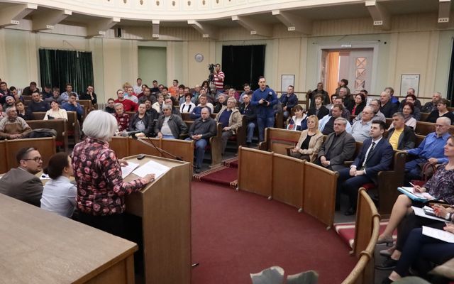 V. pályázati körrel kapcsolatos tájékoztató lakossági fórum Zentán (képek)